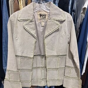 Vintage bell sleeve suede jacket! Free People vibe!